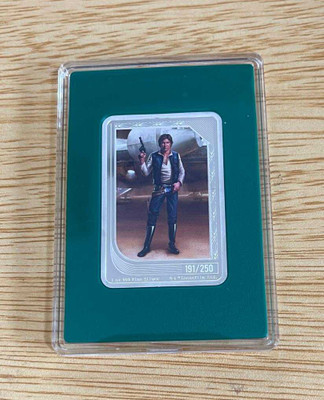 2023 Niue Star Wars Mint Trading Coins Han Solo 191/250 physical Themes & Pop Culture New Zealand Mint