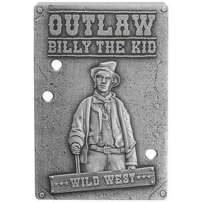 2023 - 1 oz Niue - BILLY the KID Revolverheld - Antique Finish - 2 NZD