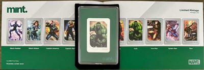2023 - Limited Niue Marvel Trading Coins - Hulk 51/250 physical Themes & Pop Culture New Zealand Mint
