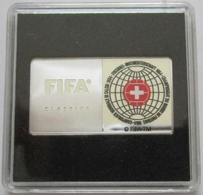 1954 - Samoa $1 FIFA Classics World Cup Switzerland 1/2oz Silver physical World Coins No Show Mint