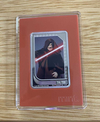 2023 Niue Star Wars Mint Trading Coins -Darth Sidious Uncommon Mintage (114/150) physical Themes & Pop Culture New Zealand Mint