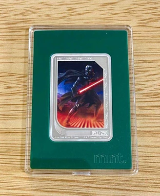 2023 Niue Star Wars Mint Trading Coins darth Vader limited mintage 52/250 physical Themes & Pop Culture New Zealand Mint