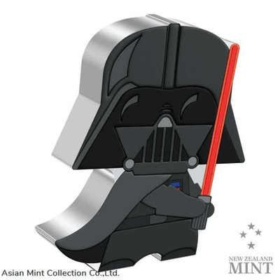 2023 Niue Star Wars Return of the Jedi Darth Vader 1oz Silver Chibi Coin physical Themes & Pop Culture New Zealand Mint
