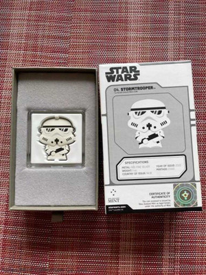2020 Chibi Coin 1 Oz Silver Star Wars Series Niue * STORMTROOPER physical Themes & Pop Culture New Zealand Mint