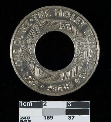 1988 - Holey Dollar &amp; Dump Silver Proof Pair