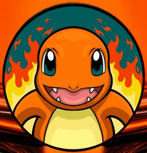Pokemon Gotta Catch 'Em All CHARMANDER Enameled 1 oz Silver Round Coin charizard
