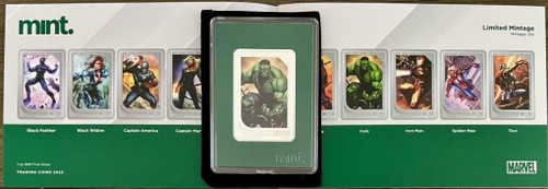 2023 - Limited Niue Marvel Trading Coins - Hulk 51/250