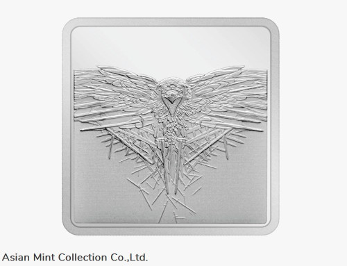 2022 - 1 Oz Silver Proof Coin - Game of ThronesT - Three Eyed Raven