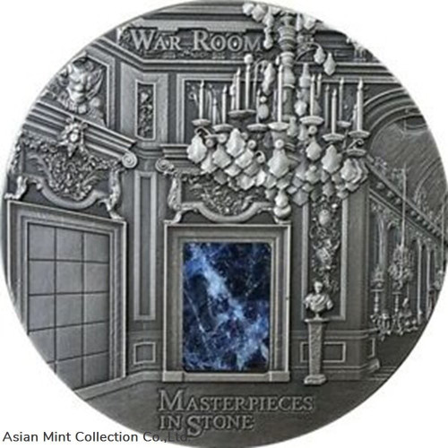 2018 - WAR ROOM Versailles Masterpieces in Stone 3 Oz Silver Coin 10$ Fiji