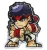 RYU MINI STREET FIGHTER 2021 FIJI 1oz Fine Silver Colored Coin