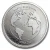 2023 $2 Terra 1oz .9999 Silver BU Niue Coin physical World Coins No Show Mint