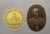 Bronze coin featuring the image of King Rama I, commemorating the construction of the Khao Khlo Pagoda in Phetchabun Province, 2539 BE (1996 AD).