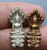 Phra Nak Prok amulet, Royal Emblem (Silver and Nawaloha set), Princess Sirindhorn, Wat Bowonniwet Temple, 2538 BE (1995 AD), with original box.