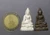 Phra Kring Phra Pairipinat amulet, in Nawa metal and silver, from Wat Bowonniwet Worawihan, 2535 BE (1992 AD), with box.