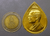30th Anniversary Commemorative Coin of the Electricity Generating Authority of Thailand, made of copper plated with gold, "Bhumibol Dam", 1999, popular