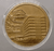 Commemorative coin for the opening of the new building of the Treasury Department, blackened copper, size 4 cm., year 1992, with leather box, rare.