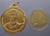 King Rama VIII commemorative coin, gold-plated, bestowed by His Majesty, Faculty of Medicine, Chulalongkorn University, 1992, original envelope