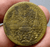 Brass coin, Crown-Chakra (thick type), King Rama IV, 1865