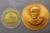 Commemorative bronze coin of Prince of Chumphon Khet Udomsak, 1992, size 3.5 cm.