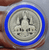 Two-sided commemorative coin with the symbol of the Golden Jubilee, made of 99.9% pure silver, size 3.2 cm., created by Thai Airways in 1996.