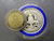 Two-sided commemorative coin with the symbol of the Golden Jubilee, made of 99.9% pure silver, size 3.2 cm., created by Thai Airways in 1996.