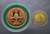 Two-sided Kanchanaphisek emblem coin, polished copper, created by Thai Airways in 1996, size 3.2 cm.