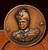 Prince of Chumphon Khet Udomsak Medal, blackened copper, size 7 cm., commemorative of the opening of the monument, Samut Sakhon Province, 2017, with original box.