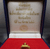 Statue of His Majesty King Bhumibol Adulyadej the Great, 60th Anniversary, polished silver, gold-plated, Wat Bowonniwet Vihara, 1997, with original box