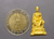 Statue of His Majesty King Bhumibol Adulyadej the Great, 60th Anniversary, polished silver, gold-plated, Wat Bowonniwet Vihara, 1997, with original box