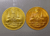 Set of 2 commemorative coins for the Golden Jubilee, made of brass and copper, large print "Lawyer of the Land", Attorney Development Foundation, 1996