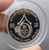 10 baht coin, polished nickel, commemorative of the 6th ASEAN Orchid Festival, 1986, uncirculated.