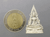 Phra Buddha Chinnarat bell, Mala Biang model, first and only model, silver, large print, Phra Sri Rattana Mahathat Temple, year 1977, popular, rare, with original case.
