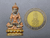 Avalokitesvara Buddha amulet, Udomphoksap model, made of 99.9% silver, plated with 3 kings, Pho Man Khunaram Temple, 1996, with original box.