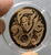 King Rama V coin, back of Chulachomklao Royal Military Academy, Monnaie de Paris, polished bronze, Golden Jubilee edition, year 1996, only coin and case included.