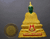 Emerald Buddha, winter style (height 6.3 cm), green-coated metal, gold-plated regalia, created by the Royal Household Bureau, consecrated at Wat Phra Sri Rattana Satsadaram in 2004, original seal, guaranteed authentic.