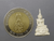 Emerald Buddha (First Edition) Celebrating the 75th Birthday of King Rama IX, silver, small print, year 2002, with original box.