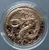 Zodiac coin, copper plated with Naga, Year of the Dragon, 2024, created by the Treasury Department, uncirculated.
