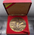 50th Anniversary Thammasat Commemorative Coin, blackened copper, size 7 cm, year 1984, with original box, rare.