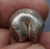 1 baht size Buddha amulet, Unalome seal, King Rama I, good weight, beautiful condition