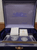 A set of commemorative coins celebrating the friendship between the Thai royal family and the British royal family (polished silver) 1996, with box, book, and certificate.