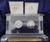A set of commemorative coins celebrating the friendship between the Thai royal family and the British royal family (polished silver) 1996, with box, book, and certificate.