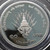 10 baht coin, polished nickel, commemorating King Rama 10's 36th Birthday Anniversary