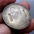 Thailand Coat of arms, 1 Baht Silver Coin-Trademark stamped coin, Kim Seng Lee, King Rama V