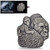 2023 - 1 Oz Silver Coin Chad 5000 CFA Gorilla & Child Shaped Antiqued High Relief