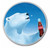 Coca-Cola® 1 oz Silver Polar Bear Colorized Round In TEP & Blue Velvet Gift Bag