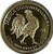 2010 NAURU - $5 IN 9999 GOLD (0.5G), PP - FRENCH GOLD INVESTMENT Rooster