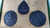 1982 - The Emerald Buddha, Copper Black Oxide coin, 3 Season (On the back, there is a royal faith)