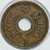 1937 - Copper Penny 0.5 Satang coin , unused.