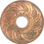 1919 - Copper Money Satang hole 1 satang