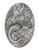 2024 Djibouti Dragon Egg 5oz Silver Shaped Antique Finish Coin